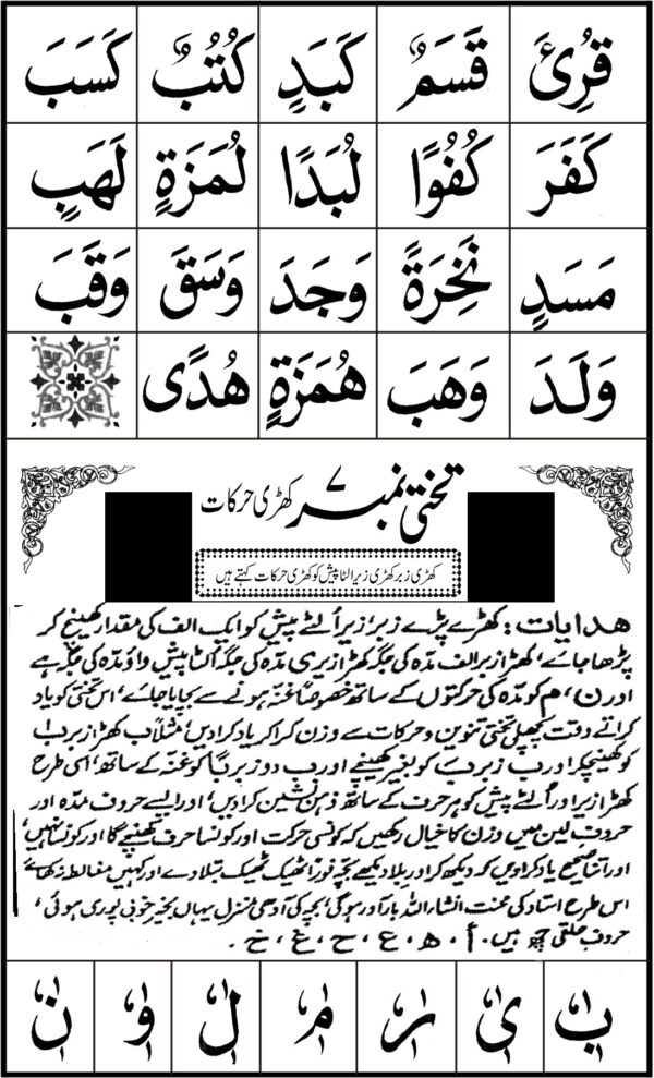 9 Noorani Qaida (نورانی قاعدہ) – Arabic Script & Quran Learning Booklet