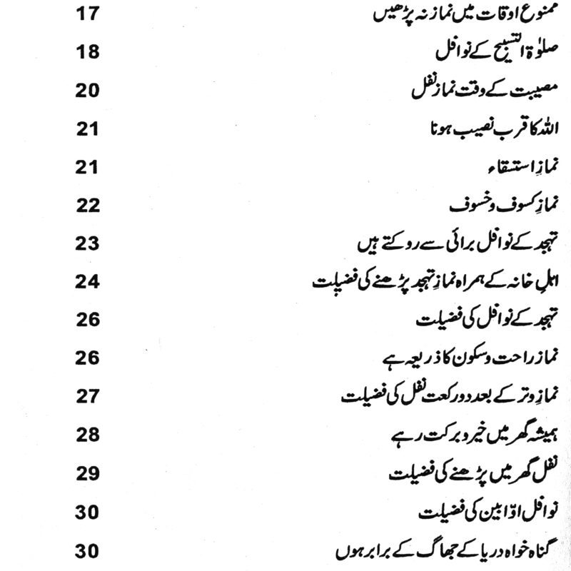 NAWAFIL SAY PARAYSHANIO KA HAL STANDARD SIZE BOOK
